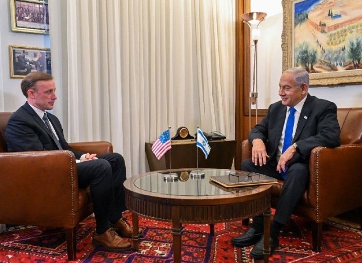 🇺🇲🇮🇱#URGENTE: Jake Sullivan a ABC: 'Me siento decepcionado tras la reunión con Netanyahu, parece que no pensamos en el mismo principio, que es una solución para poner fin a la guerra'. La guerra seguirá hasta destruir completamente a #Hamas. #Israel #Gaza