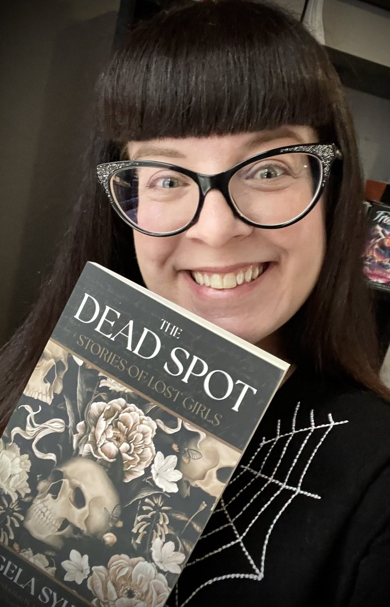It’s release day for THE DEAD SPOT, my debut horror short story collection!!! I’m so damn proud of this book. Thank you so much to my publisher, @dark_matter_ink and thank you to my beta readers, early reviewers, and everyone who has supported me🖤 (Order 🔗 in bio/comments)
