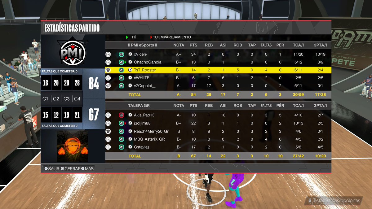 RESULTADOS NBA 2K

🏆 <a href="/EuroHoops2K/">𝗘𝘂𝗿𝗼 𝗛𝗼𝗼𝗽𝘀 𝟮𝗞</a>
🆚️ @RoyalPredators
📊 1-0 ✅️

🏆 <a href="/EuroHoops2K/">𝗘𝘂𝗿𝗼 𝗛𝗼𝗼𝗽𝘀 𝟮𝗞</a>
🆚️ <a href="/TalepaG/">TalepaGr</a>
📊 1-0 ✅️

#NBA2K24 #LetsGoPMI 🔴⚫️