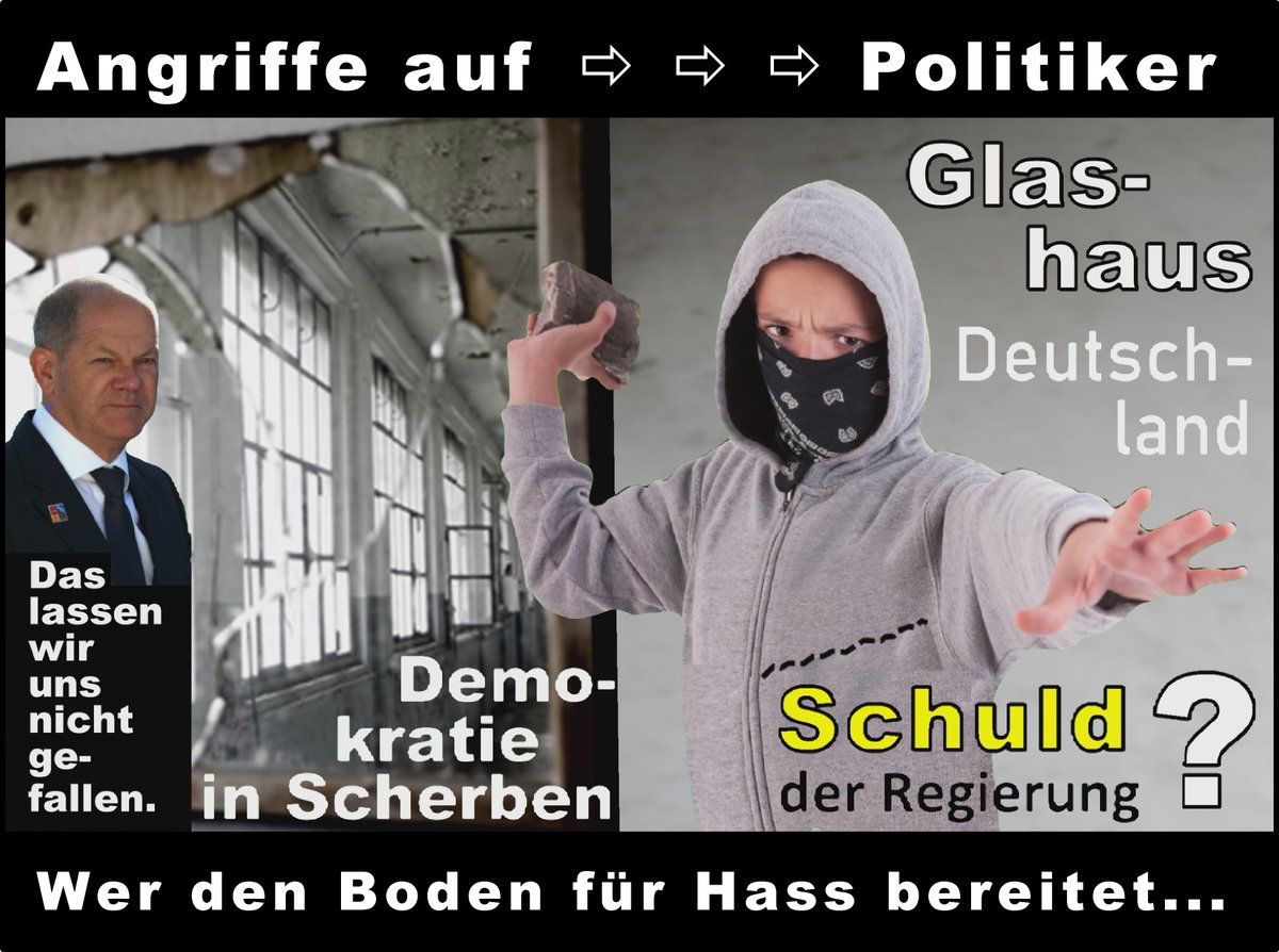 ThoHolberg's tweet photo. @derspiegel #Angriffe auf #Politiker - #Demokratie in Scherben
#Schuld für #Hass und #Gewalt und warum es wohl so weitergehen wird
https://t.co/cbTmRM7ks1 https://t.co/fSZwah3OPg