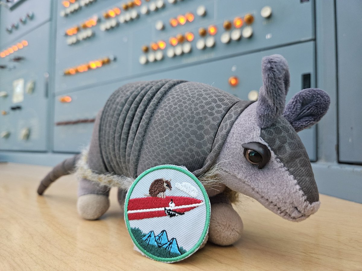 Happy #INeedAPatchForThatDay! This is Rupert's favorite patch. It's a specially made Girl Scout patch of him riding a Snark! Rupert wants to see your favorite patch. 

#museums #history #space #GirlScouts #capecanaveral #spacecoast #LoveFL #FollowRupert @ccspacemuseum