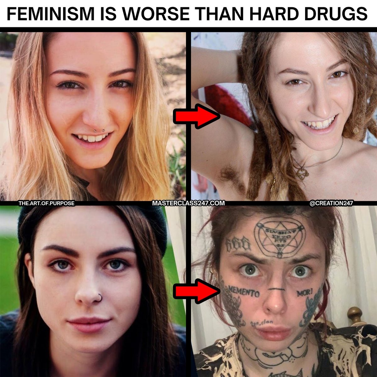 Feminism is worse than hard drugs: