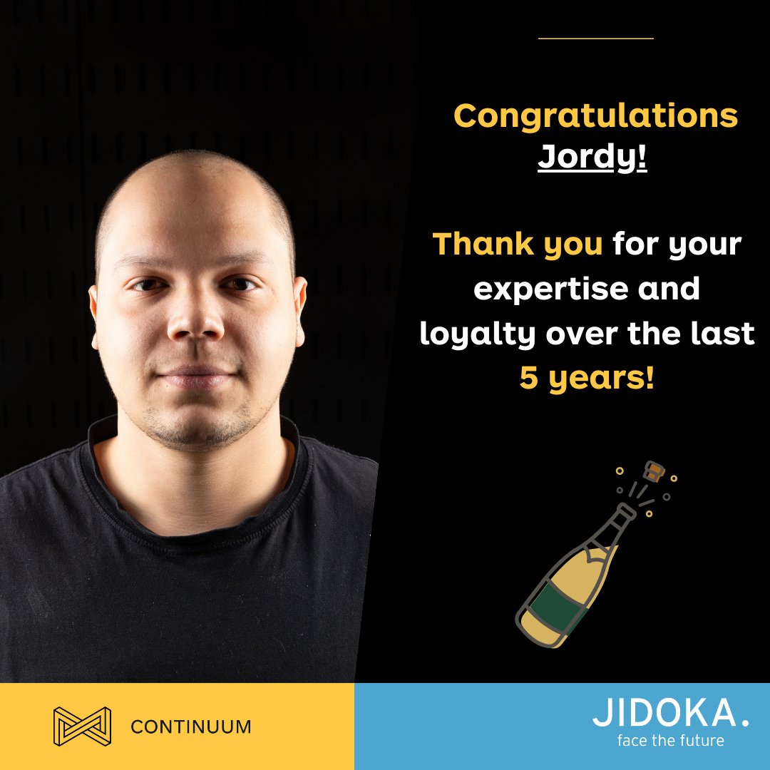 continuumbe's tweet image. 🎉 Join us in celebrating the remarkable 5-year journey of not just one, but two outstanding colleagues. 
Congratulations to Jordy Swinnen and Dries Blontrock for their role in shaping our team&apos;s success 👏
#workanniversary #milestone #achievement #5years