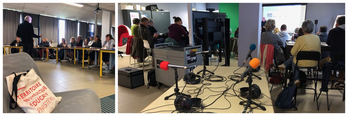 Pratiques créatives et collaboratives de l’oral à l’ère de la webradio : formation <a href="/DaneRennes/">DRANe - Académie de Rennes</a> à la Coopérative Pédagogique Numérique du Finistère avec @GLanevere <a href="/jmlebaut/">Jean-Michel Le Baut</a> <a href="/marclegall/">Marc Le Gall</a> <a href="/LDOndes/">Longueur d'ondes</a> #TNE #TNE29