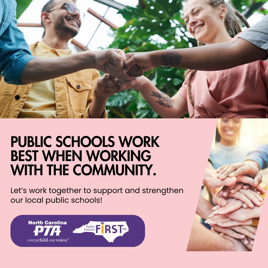 Our public schools are not just buildings; they are busy shaping our children’s future and our state’s economic well-being! #nced #ncpublicschools #ncpta #publicschoolproud #PublicSchoolsDOthePublicGood #PublicSchoolsUniteUs #PublicSchoolsMatter