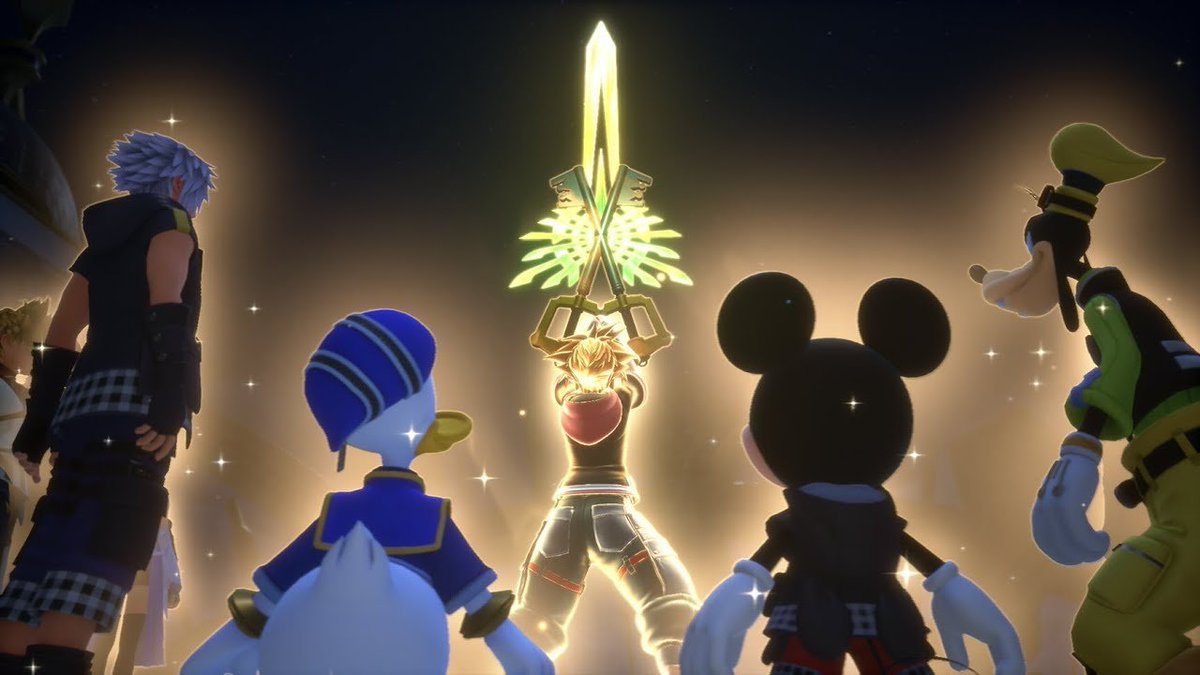 Wario64's tweet photo. KINGDOM HEARTS - Steam Announcement Trailer goes live in 10 minutes (Featuring the newly re-recorded "Simple and Clean" from Hikaru Utada) https://t.co/WdT4vY9x4i https://t.co/I7D6QnvzP2