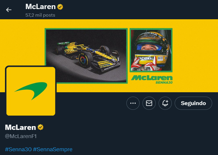 canaleffe's tweet photo. A BRASILEIRA Mclaren https://t.co/7NvauoOdbt
