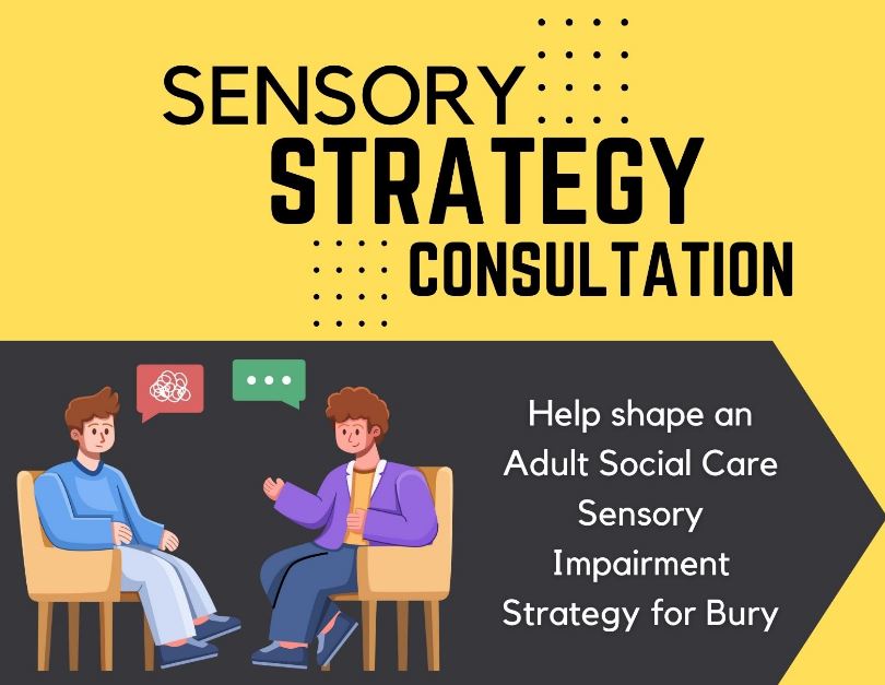Bury Council are working in partnership with Bury Blind Society and the Bury Hearing Hub to shape the first ever Bury Adult Social Care Sensory Impairment Strategy. Find out more and take part: healthwatchbury.co.uk/news/2024-05-2…