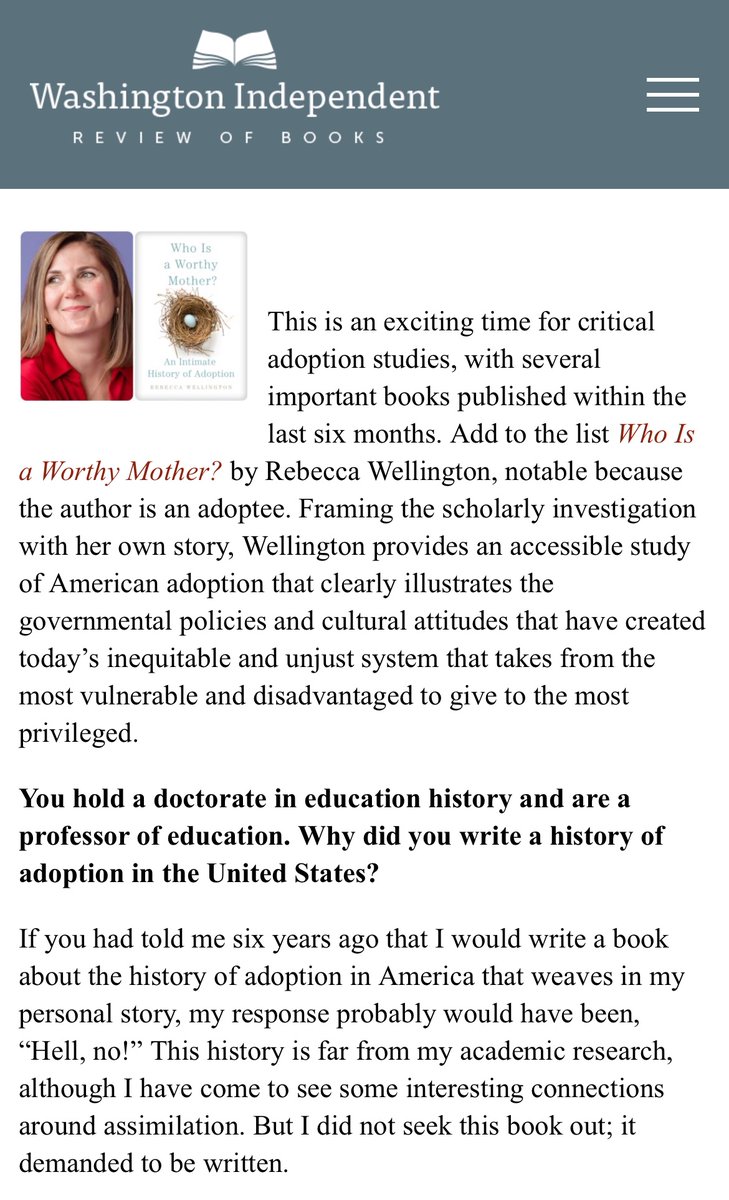 An Interview with Rebecca Wellington | Washington Independent Review of Books washingtonindependentreviewofbooks.com/features/an-in… @WIRoBooks @OUPress