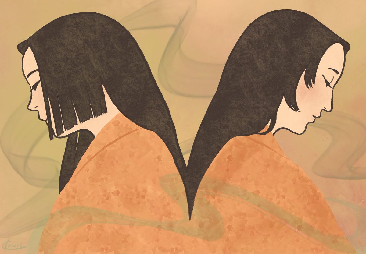 この筆で千年、あなたを守る
#光る君へ #光る君絵