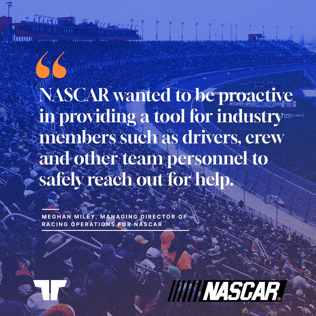 RealResponse is proud to be a partner of NASCAR, providing their organization with a safe and anonymous tool to secure feedback, report concerns, and seek assistance from experts. Every day is #NASCAR Day! Read more here:

tinyurl.com/ycyj4m7c

#RealResponse #SafeSpace