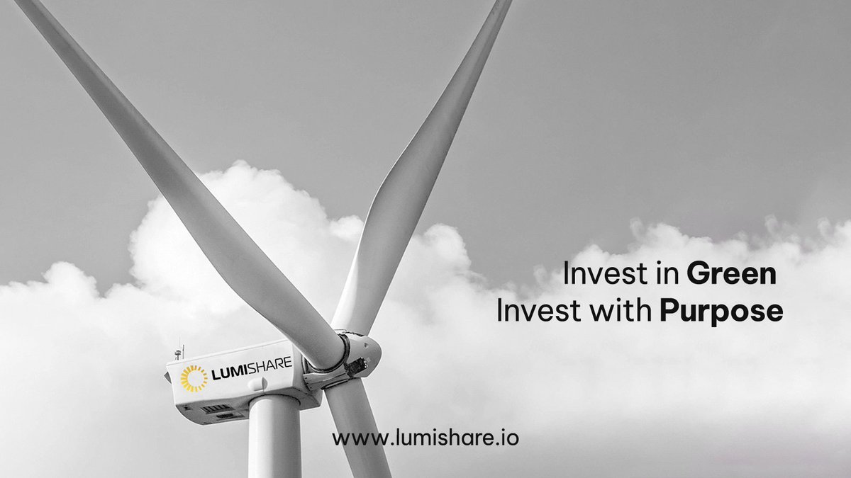 At Lumishare, our inspiration runs deep. We're driven by a bold goal: to revolutionize sustainable finance through the tokenization of real-life renewable and green assets. 💡🌱

By leveraging blockchain technology, we're breaking down barriers and empowering individuals to