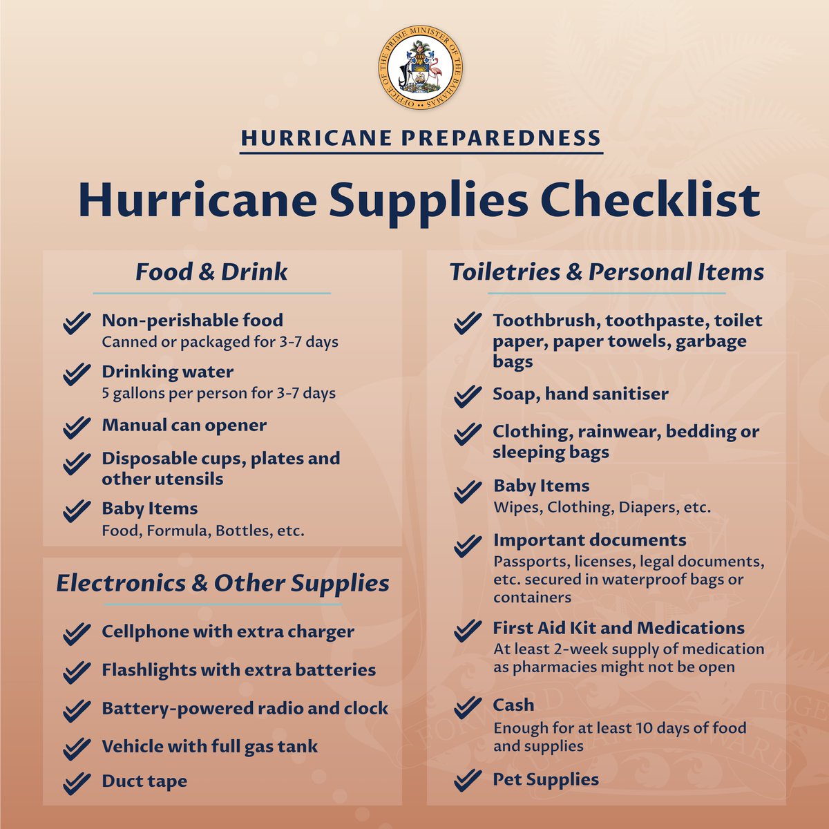 Stay safe and prepared! Having a hurricane checklist ensures you have all the essentials when it matters most. Ensure your family's safety with a well-stocked emergency kit. Plan ahead and weather the storm with confidence!
#HurricanePreparedness #safetyfirst