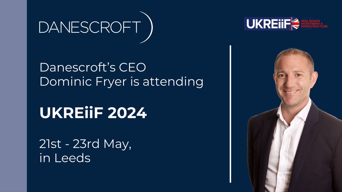 Our Chief Executive, Dominic Fryer, is attending UKREiiF on the 21st – 23rd May.

Please get in touch if you would like to meet up.
