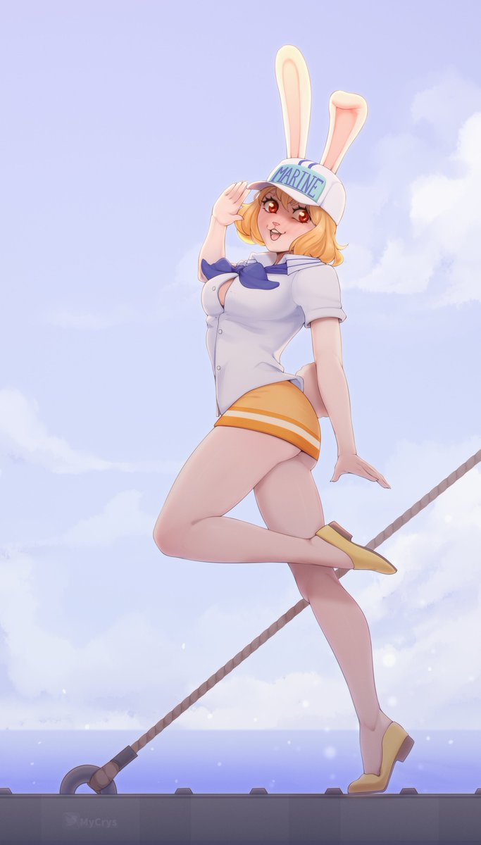 MyCrysAnimation's tweet photo. Day 5 - Pinup with Carrot Marine~
#CarrotWeek24 https://t.co/IVdIVLD6FU