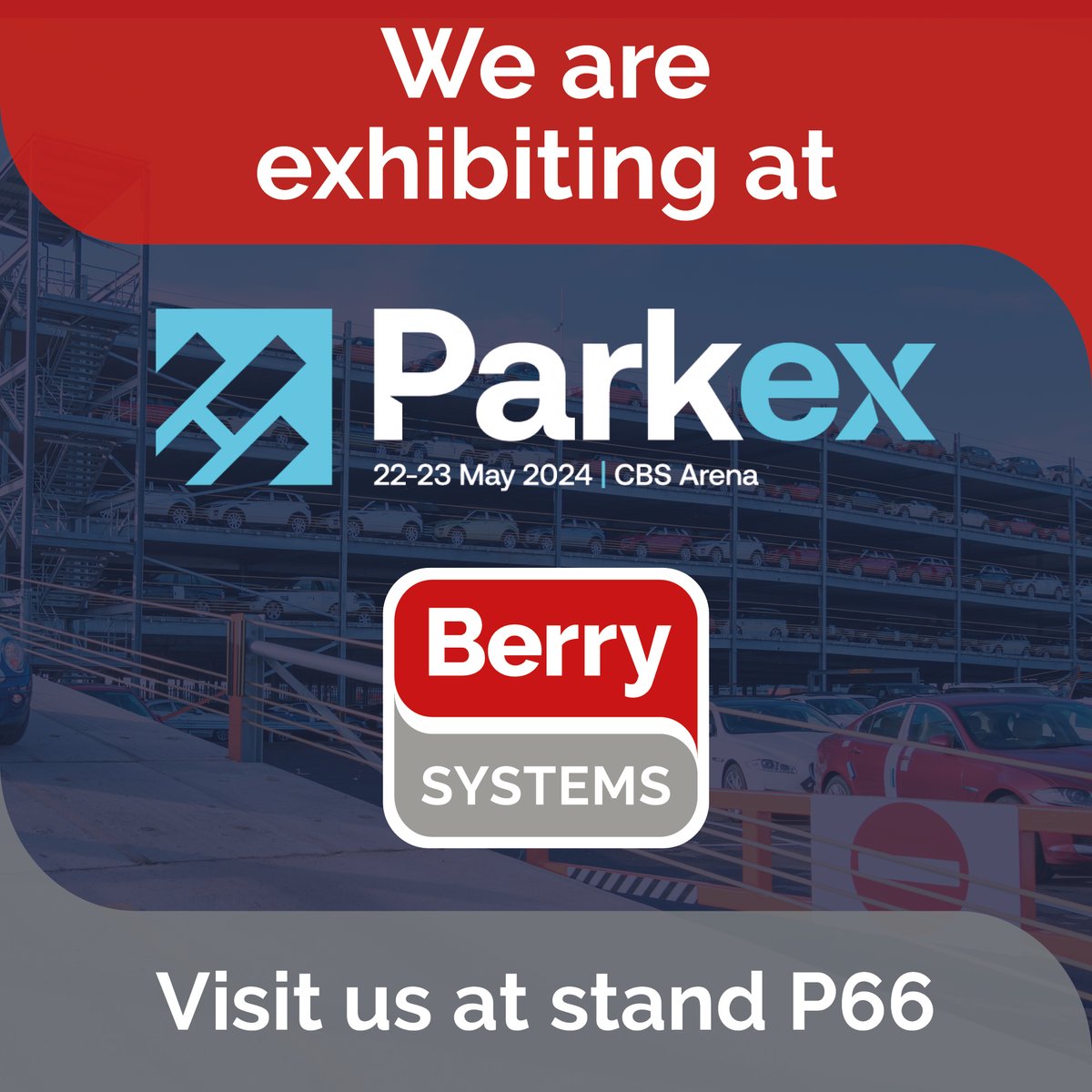 The <a href="/Parkex_BPA/">Parkex</a> conference &amp; exhibition opens tomorrow!
If you're going make sure to meet the Berry Systems team on stand P66 to find out about our Car Park solutions &amp; comprehensive range of Vehicle Restraint Systems.
#carparks #barriers #vehiclerestraintsystems #parkex2024