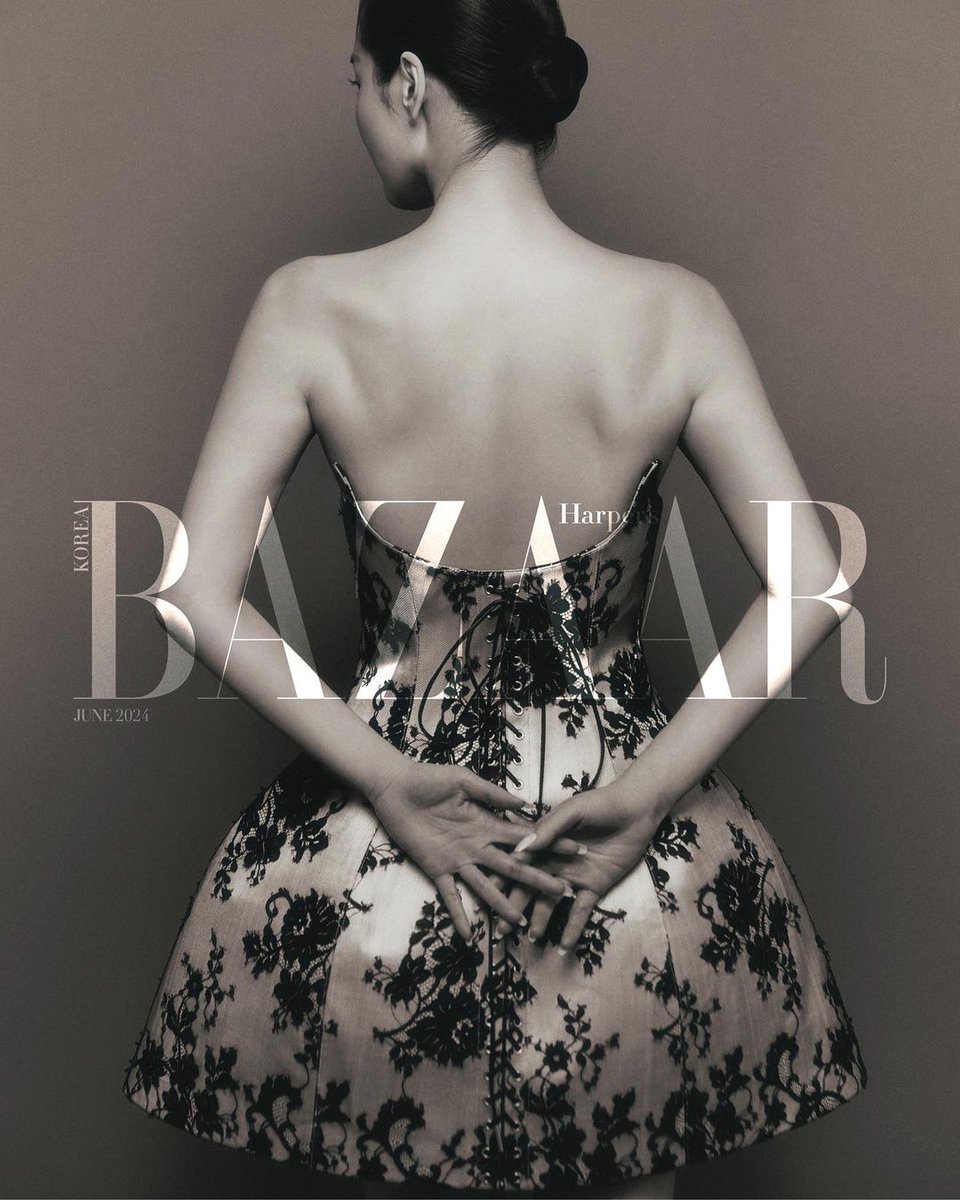 Excerpt from Harper's Bazaar interview with #SongHyeKyo: 'Last fall, The Glory garnered worldwide attention in a field where the word 'cliché' is often used. Despite her fame, Song Hye-kyo has managed to navigate the balance between freedom and unfamiliarity, carefully