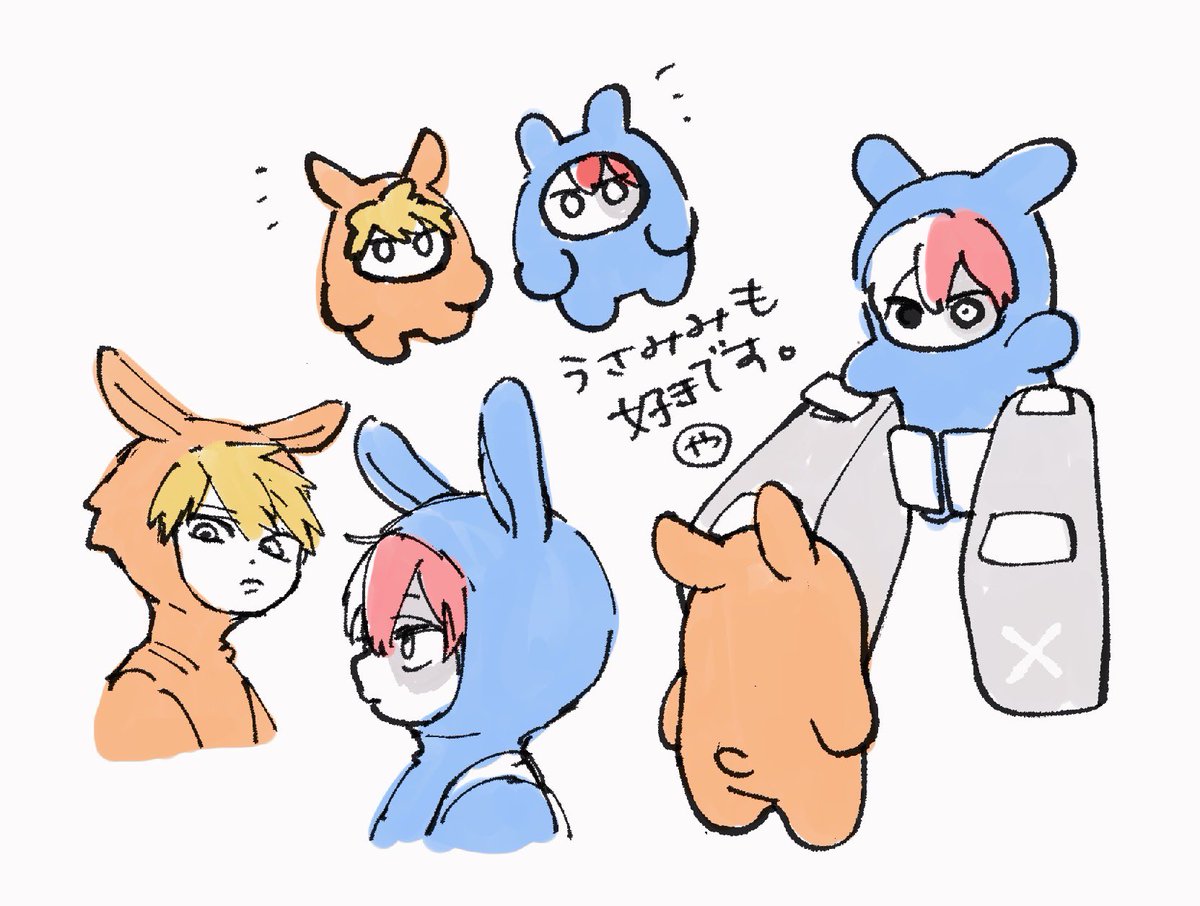 うさぎの話聞きながら描いてたメモ 