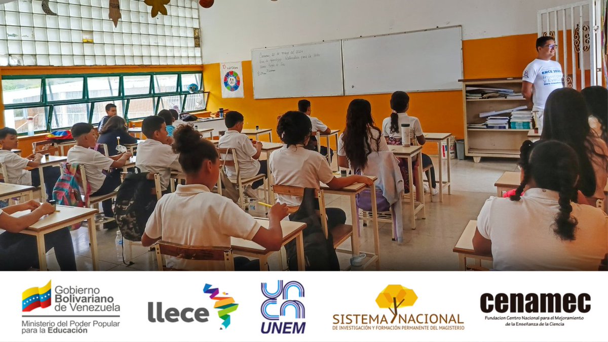 En la implementación de la Prueba Piloto ERCE 2025, más de 60 mil educadores/as comprometidos/as, se unen para desarrollar y fortalecer procesos de evaluación a nivel Nacional, en Caracas, continuamos la aplicación en la U.E.N. Carlos D. Chalbaud.

<a href="/_LaAvanzadora/">Yelitze Santaella</a>
<a href="/gracielamarilis/">Graciela Rapisarda</a>