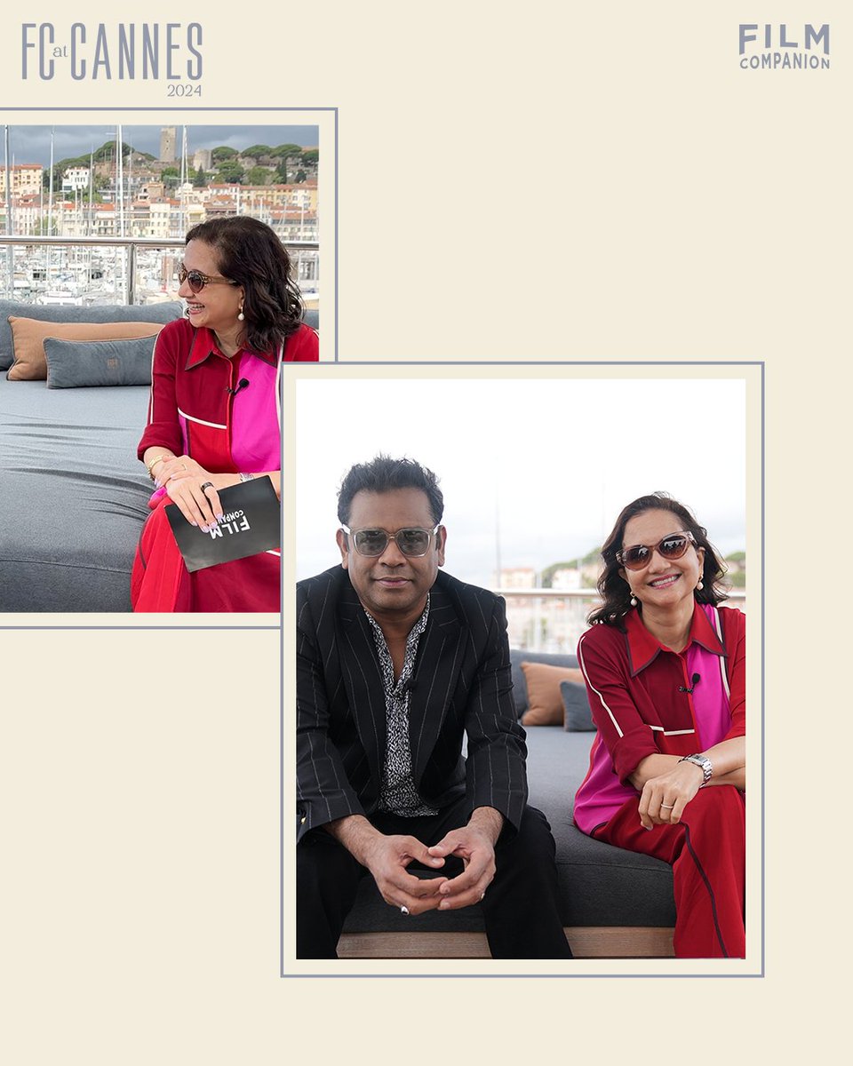 #FCatCannes: 'Big things can happen over a coffee at Cannes' ━ AR Rahman Interviewed by: Anupama Chopra (@anupamachopra) #FCatCannes in Association with: Entertainment Partner: #AirtelXstreamIndia Beauty Partner: @ILoveLakme Podcast Partner: @AmazonMusicIN Travel Partner: