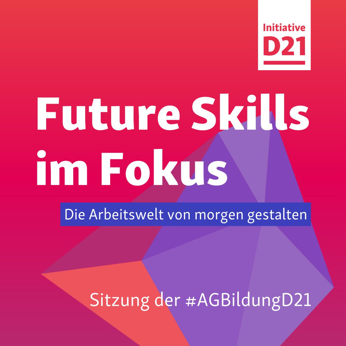 initiatived21's tweet image. Morgen bei der #AGBildungD21: #FutureSkills im Fokus: Die Arbeitswelt von morgen gestalten
Es geht um die Frage, wie wir unsere Schüler*innen schon heute auf die Arbeitswelt von morgen vorbereiten können und müssen.
Infos: initiatived21.de/veranstaltunge…
#twlz #BlueLZ