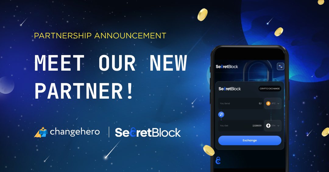 News1Lead's tweet photo. 🦸‍♂ @Changehero_io has introduced @SecretBlockio as its latest partner.

🔒 The $ESE token functions as a digital currency, enabling purchases of digital goods in the #eesee, the gamified marketplace that includes digital assets, tokens, and RWAs.

🔽 VISIT
https://t.co/PtZrlexUht