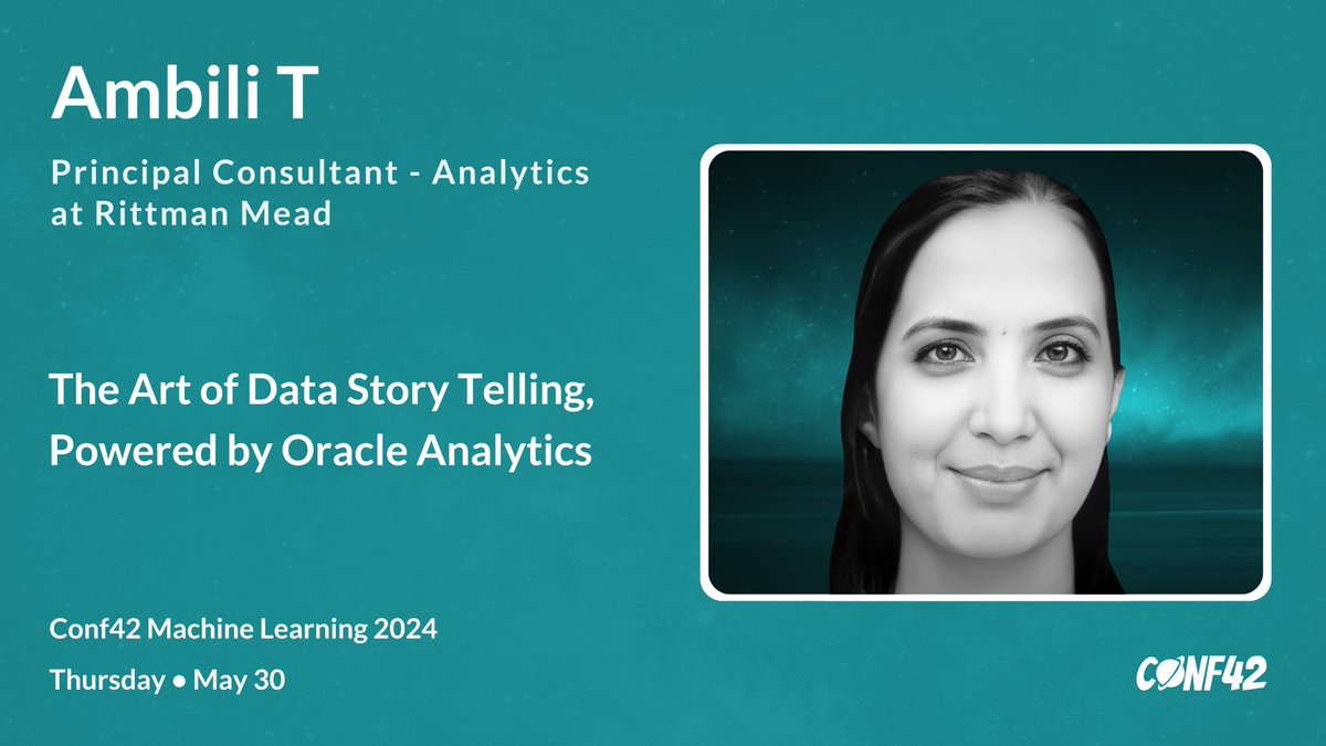 🌟Discover the Art of Data Storytelling at #Conf42 #MachineLearning!🌟 🔗Register now: conf42.com/Machine_Learni… Learn how to transform data into compelling stories with Oracle's powerful analytics tools. #AI #DataStorytelling #OracleAnalytics #DataScience #Innovation #Network