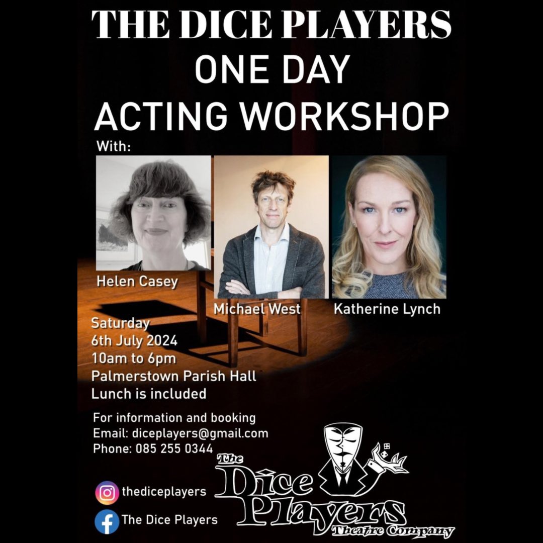 Watching the The Dice Players bring amateur dramatics back to Palmerstown Parish Centre has been a highlight of the past few years! They’re holding a one day acting workshop on 6 July - get in touch with them if you’d like to sign up. #palmerstownfonthill #palmerstown