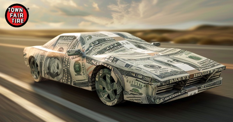 TownFairTire's tweet photo. Why have car prices skyrocketed from bargain buys to luxury splurges? Discover the jaw-dropping reasons behind this trend in our latest blog.