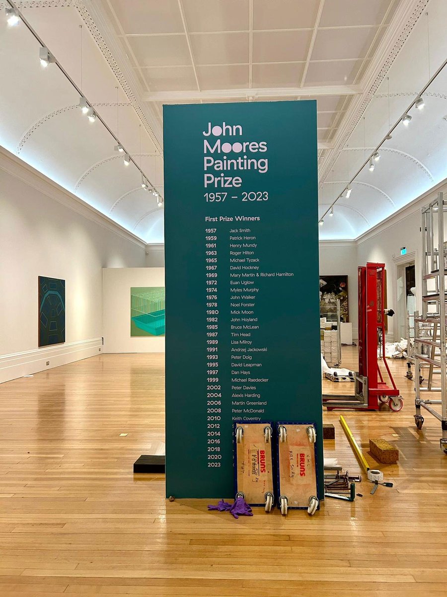 John Moores Painting Prize (@jmpaintingprize) on Twitter photo Oh how we've missed them 🥹- the JMPP prizewinners are back on display in rooms 13-15 <a href="/walkergallery/">Walker Art Gallery</a>! But it's not just the OGs. Graham Crowley's winning 2023 painting ‘Light Industry’ now joins them 💛🖤. Oh how we've missed them 🥹- the JMPP prizewinners are back on display in rooms 13-15 <a href="/walkergallery/">Walker Art Gallery</a>! But it's not just the OGs. Graham Crowley's winning 2023 painting ‘Light Industry’ now joins them 💛🖤.