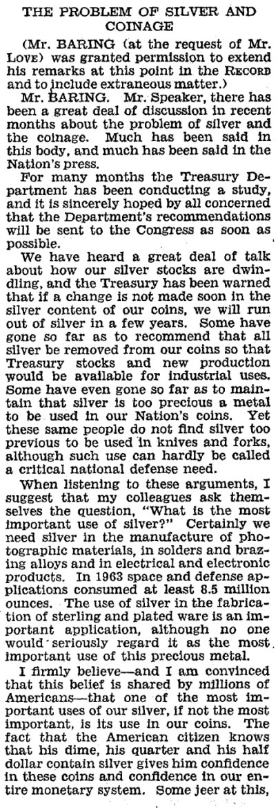 WallStreetSilv's tweet photo. Before the US took silver out of our money supply, fears were mounting that the world was running out of silver. Silver's removal as money world-wide has allowed for the Endless wars to fuel the Military Industry. We hold #Silver to correct mistakes of the past! #SilverSqueeze https://t.co/SQMYnPECJV
