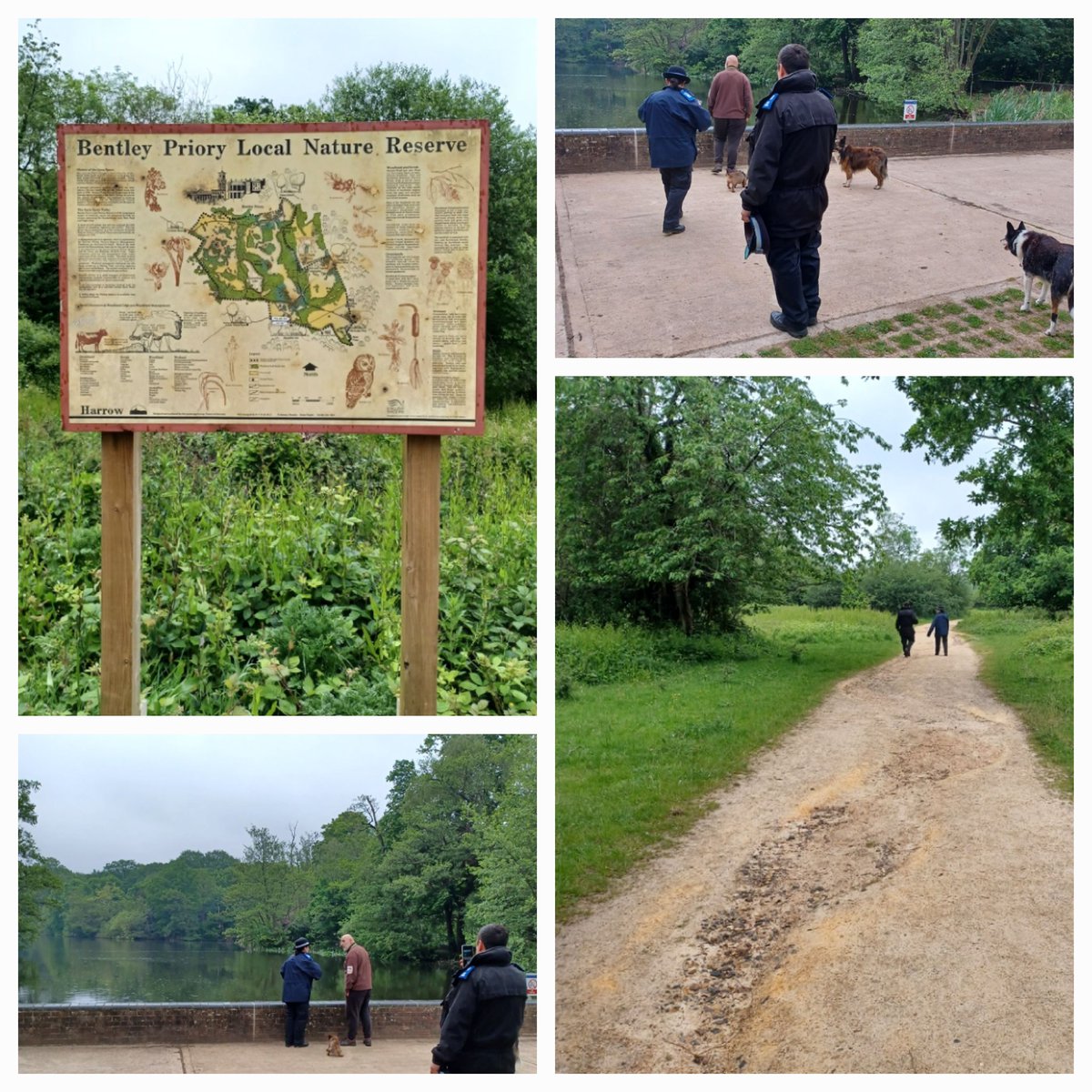 MPSCanons's tweet photo. @MPSCanons and @MPSBelmont conducted reassurance patrols and engaged with the local residents at Bentley Priory Local Nature Reserve, Stanmore https://t.co/emhJoHSye7