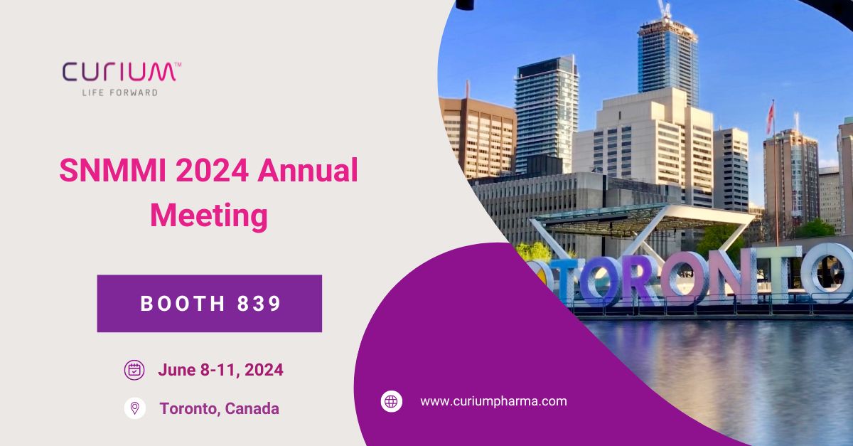Join Curium at @SNM_MI 2024 in Toronto from June 8-11! Visit us at booth #839 to discover the latest in #nuclearmedicine and discuss our groundbreaking #clinicaltrials. Don't miss out on exploring the future of healthcare with our expert team!

curiumpharma.com/snmmi-annual-m…