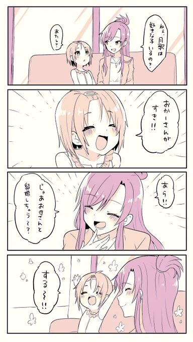 茅森ちゃんと茅森ママ 