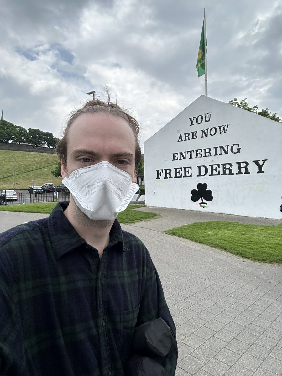 My husband and I should not be the only ones masking at the Free Derry Museum.   #covidisntover #FreeDerry