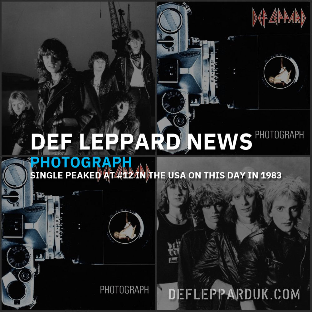 Def Leppard News - 41 Years Ago #DefLeppard's #PHOTOGRAPH Single Hits Number 12 In The USA 🇺🇸🇬🇧 #JoeElliott - 'One day Mutt had the line All I've got is a photograph.' #ricksavage #rickallen #philcollen #steveclark #pyromania40 deflepparduk.com/def-leppard-ph…