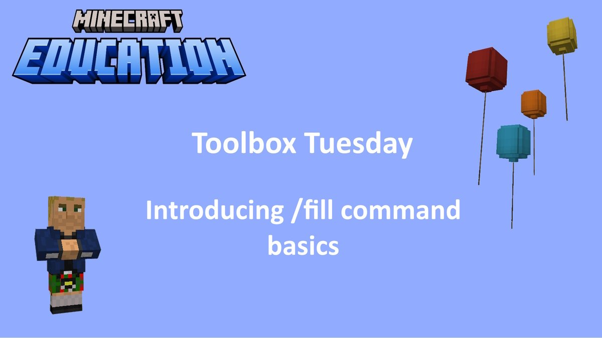 If you didn't catch my latest Toolbox Tuesday video on the Minecraft Education Teacher's Lounge, you can watch it here too: youtu.be/_F6ajG6Htto @PlayCraftLearn #MinecraftEdu
