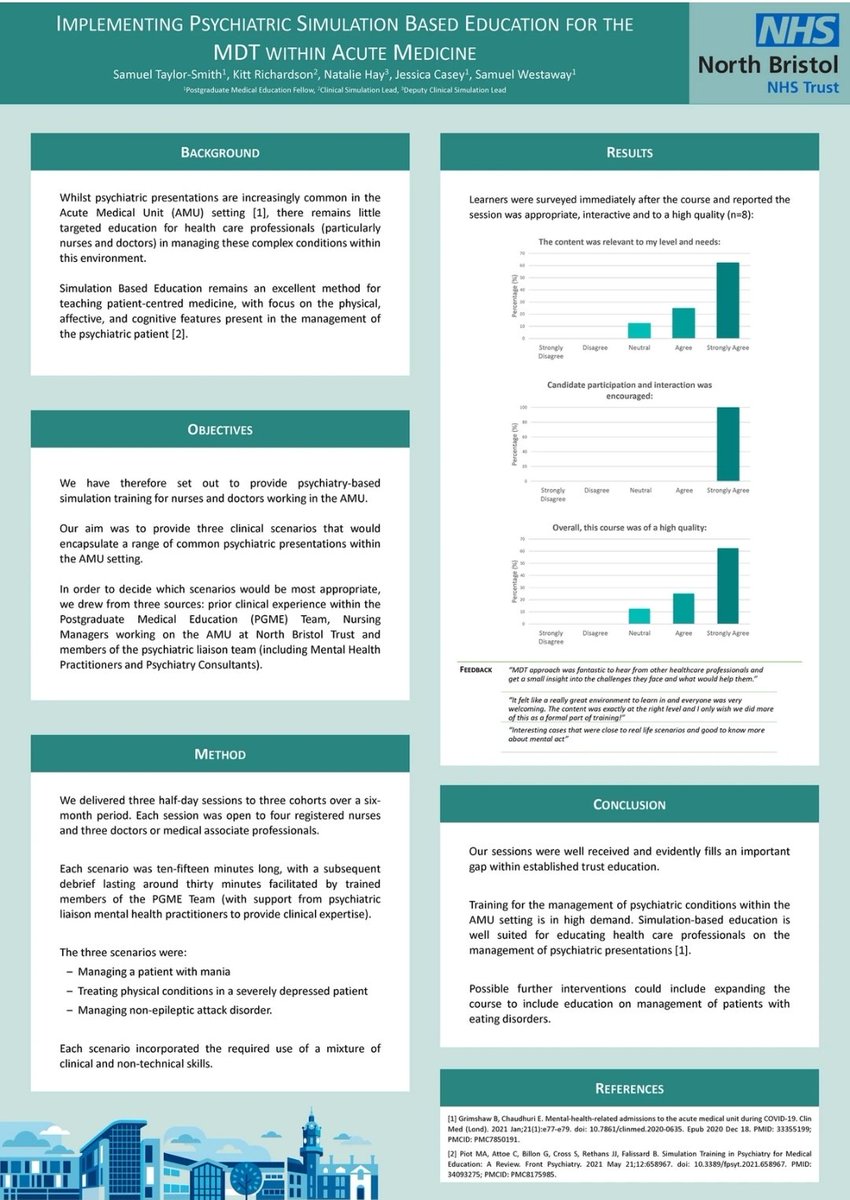 NAMEM 💙 (@namem_uk) on Twitter photo A great runner up prize in the poster competition to the team from <a href="/NorthBristolNHS/">North Bristol NHS Trust</a>
#NAMEM2024
#GoingForGold
#MedicalEducation
#Congratulations A great runner up prize in the poster competition to the team from <a href="/NorthBristolNHS/">North Bristol NHS Trust</a>
#NAMEM2024
#GoingForGold
#MedicalEducation
#Congratulations