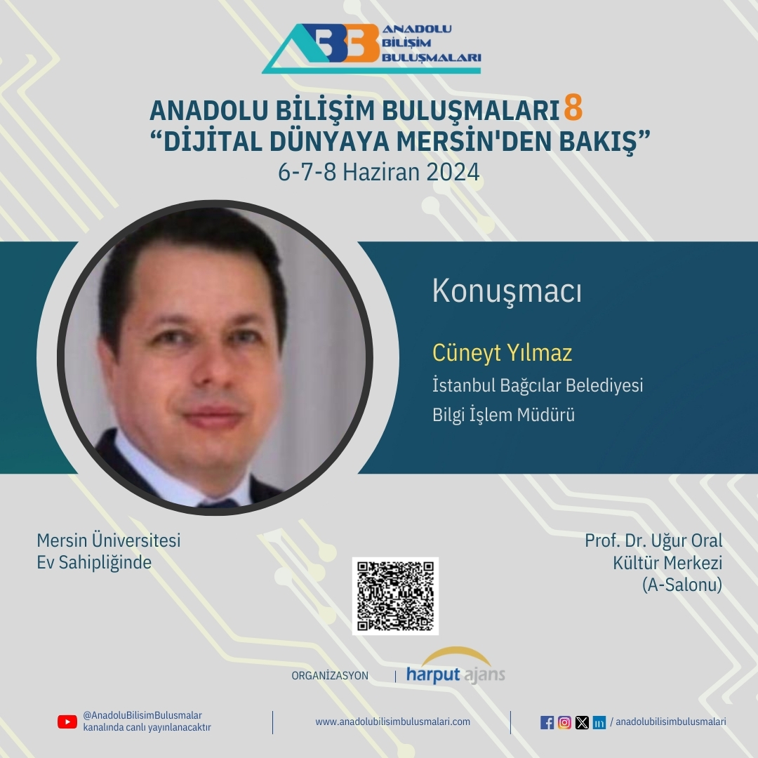 ajansharputt's tweet photo. 📢✨ #anadolubilişimbuluşmaları 'nın https://t.co/rGVavZpKFC için hazır mısınız? 🚀 Mersin'de, "Dijital Dünyaya Mersin'den Bakış" temasıyla bir araya geliyoruz! 🌍
📅 Tarih: 6-7-8 Haziran
📍 Yer: Mersin Üniversitesi  🔍 #dijitaldünya #mersinüniversitesi #harputajans #teknoloji https://t.co/yzYMVxklPp