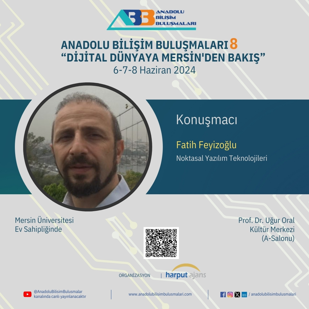ajansharputt's tweet photo. 📢✨ #anadolubilişimbuluşmaları 'nın https://t.co/rGVavZpKFC için hazır mısınız? 🚀 Mersin'de, "Dijital Dünyaya Mersin'den Bakış" temasıyla bir araya geliyoruz! 🌍
📅 Tarih: 6-7-8 Haziran
📍 Yer: Mersin Üniversitesi  🔍 #dijitaldünya #mersinüniversitesi #harputajans #teknoloji https://t.co/QWx5i5tMmb