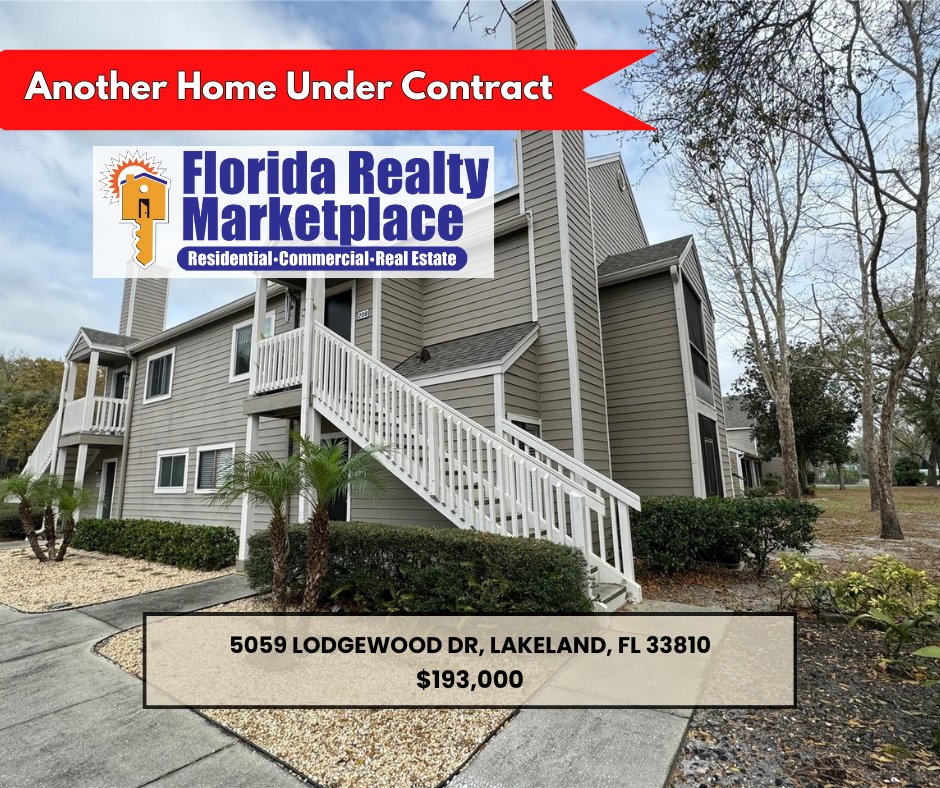 Another home UNDER CONTRACT with Florida Realty Marketplace.
Call 863-877-1915 for us to help you with buying or selling your home!

#Floridarealtymarketplace #lakelandfl #undercontract