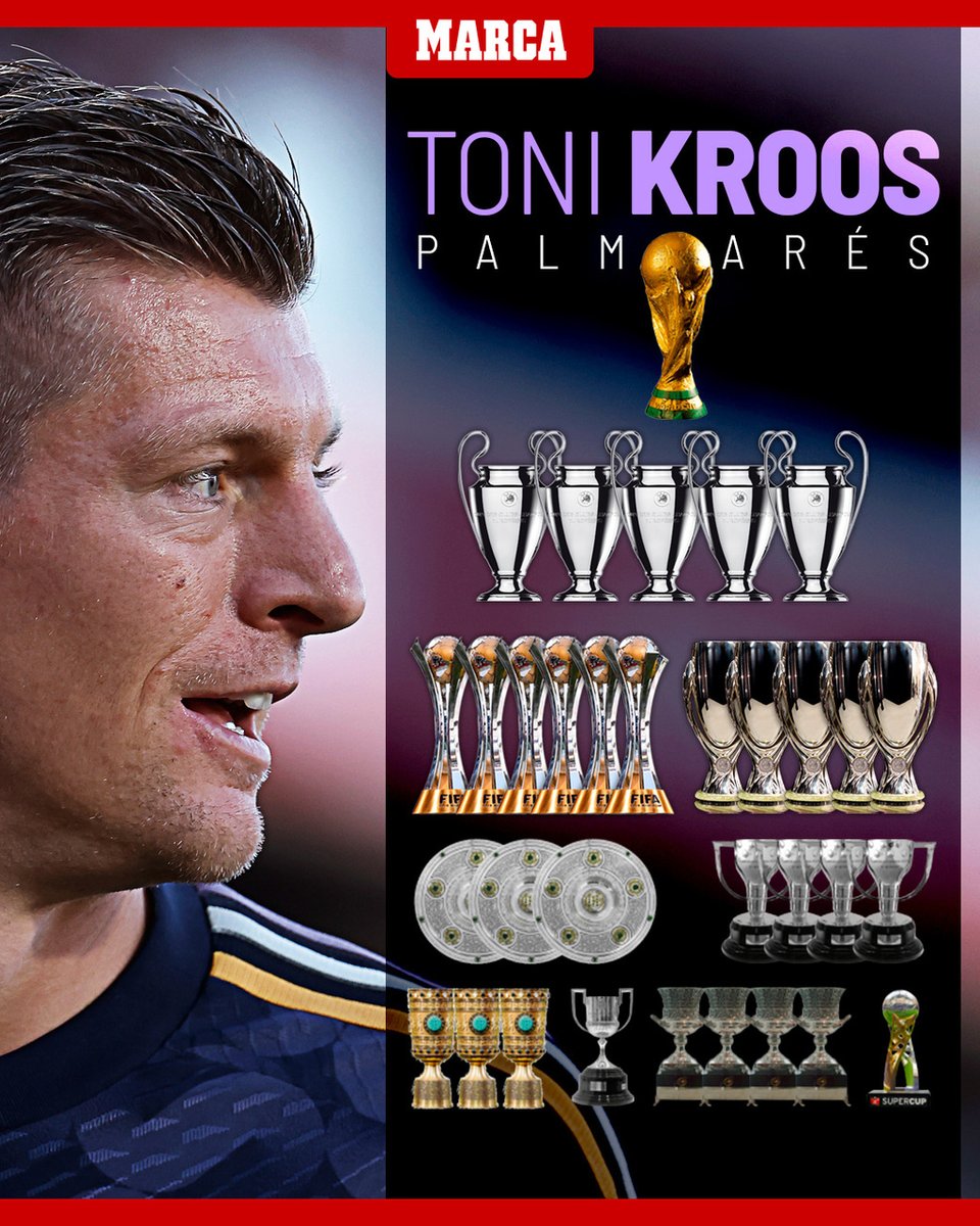 Pónganse en pie, se va una leyenda 👏👏👏😢 

🙌 <a href="/ToniKroos/">Toni Kroos</a> #Respect