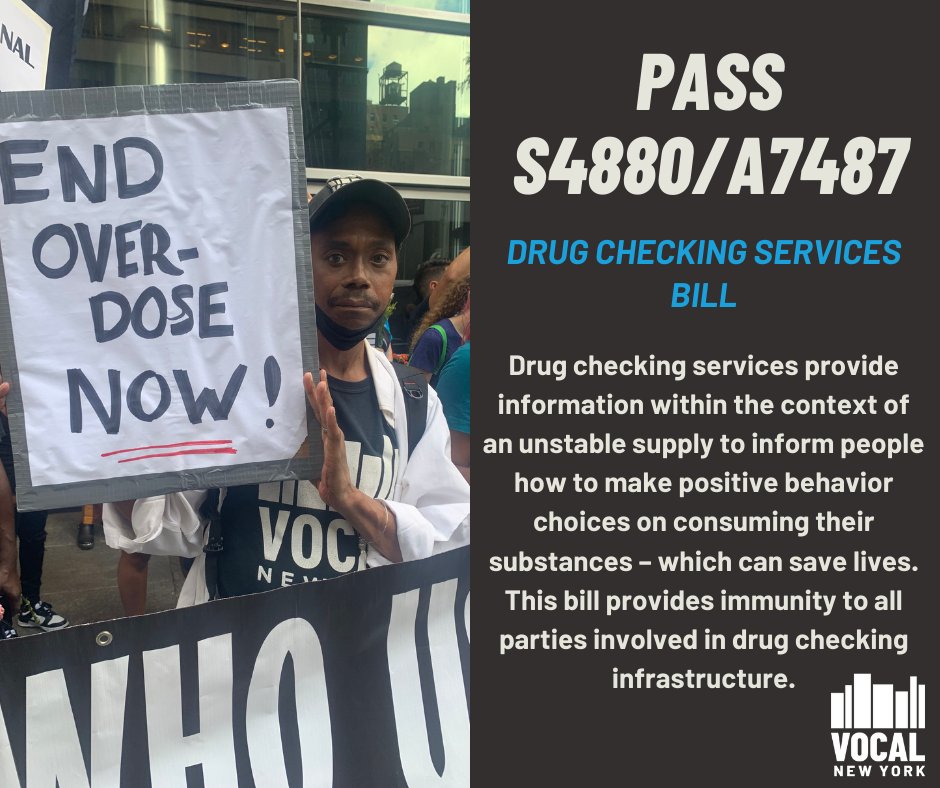 19 NYers die everyday to a preventable overdose & with an unstable drug supply, we need all the public health tools to keep people alive The Senate has built momentum on the Drug Checking Services bill. @CarlHeastie- session ends in 2 weeks, it's time to pass @AMKelles bill!