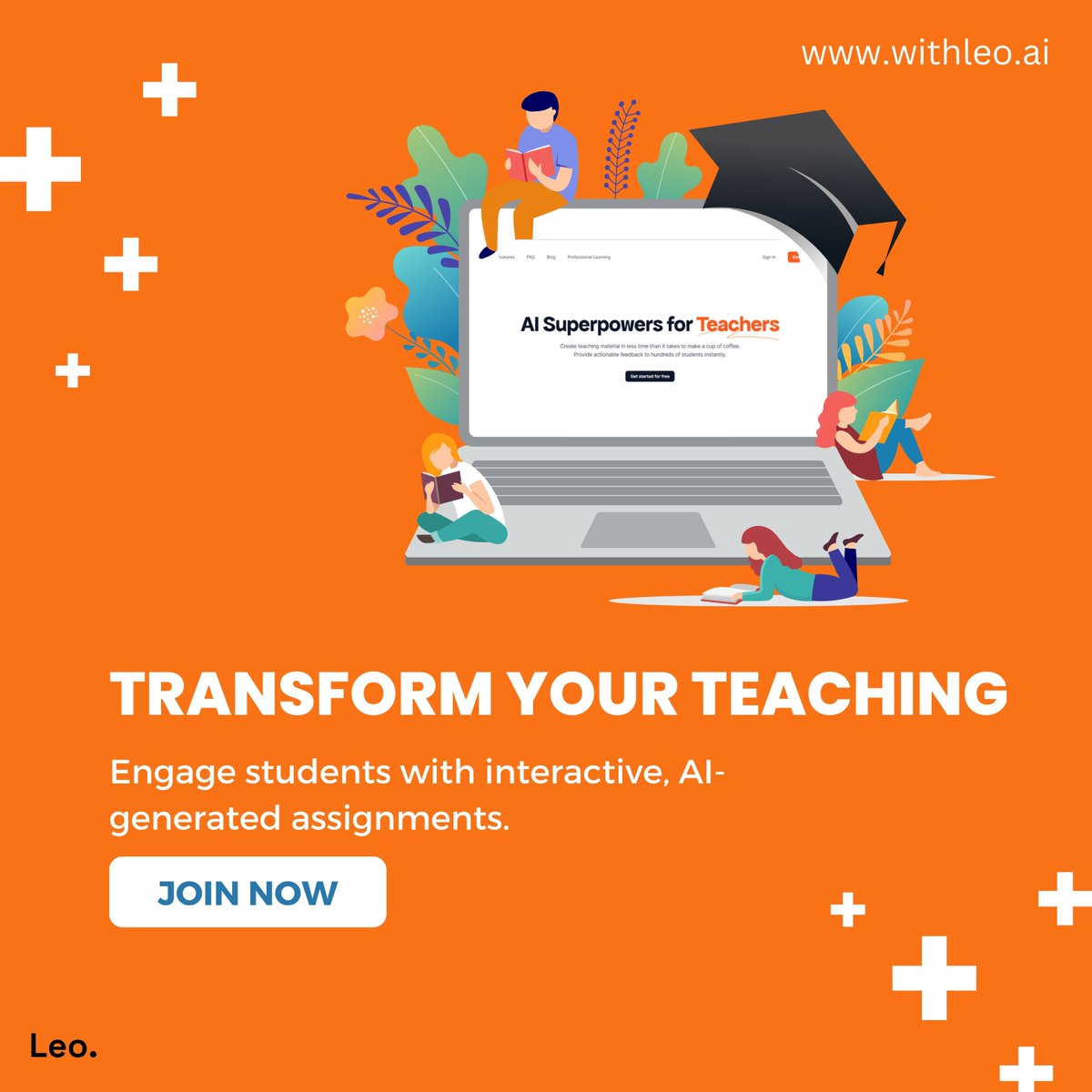 Enhance student engagement with Leo's interactive assignments featuring multimedia and real-world scenarios. Discover how Leo's AI can spark curiosity and active participation at withleo.ai #AI #edtech #education #teaching #AIinEducation #TeacherTools