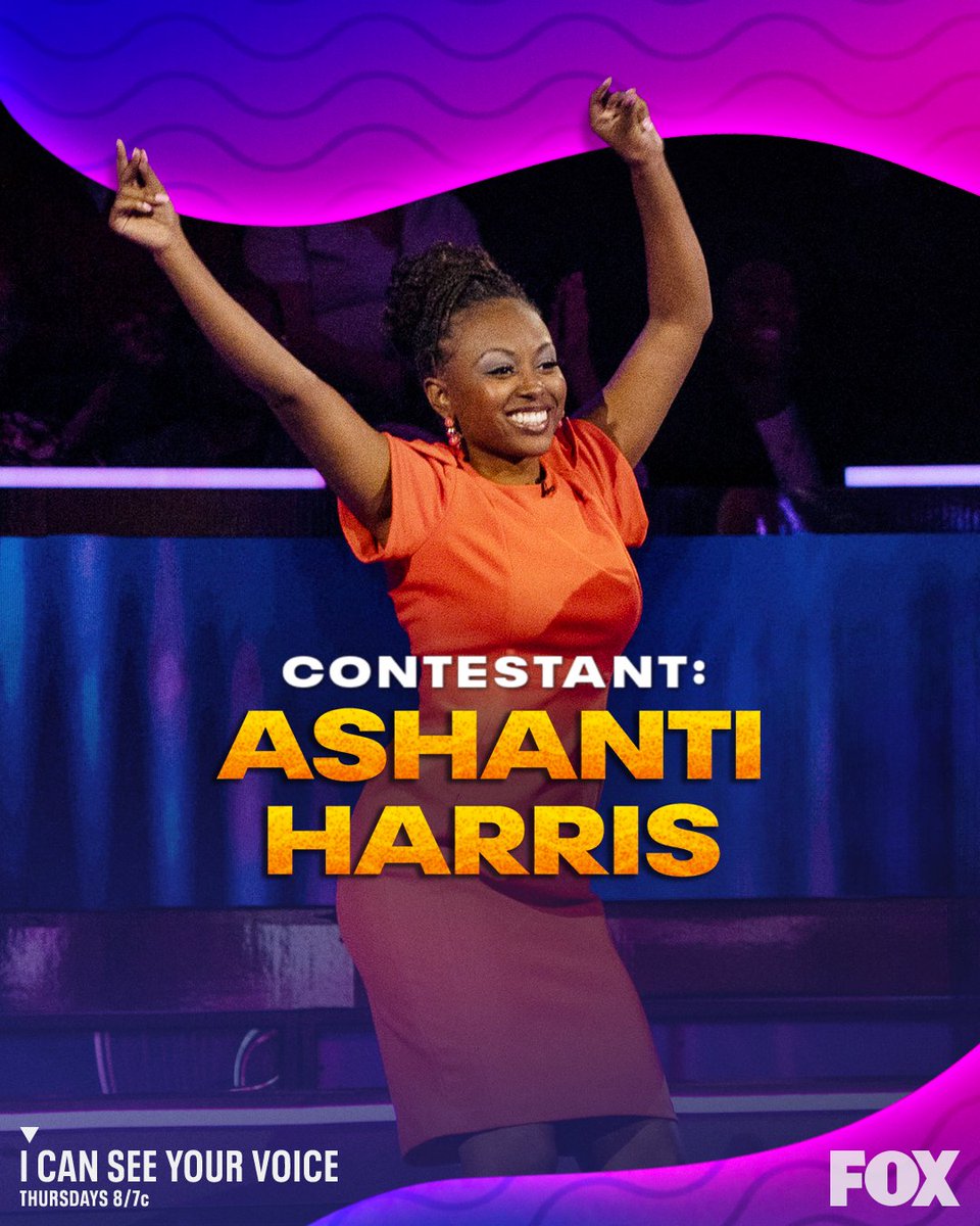 Give it up for this week's #ICanSeeYourVoice contestant, Ashanti Harris! 👏 Get your guesses on Thursday night on @FOXTV.