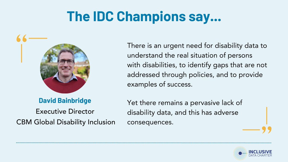 👏 Join us in applauding @CBM_Global's commitment to inclusion through the launch of their 2024-2026 #IDCdata4all action plan. 🙌 Explore how this plan addresses the lack of disability data + drives positive change for persons w/ disabilities 🔗 bit.ly/4asNDUw