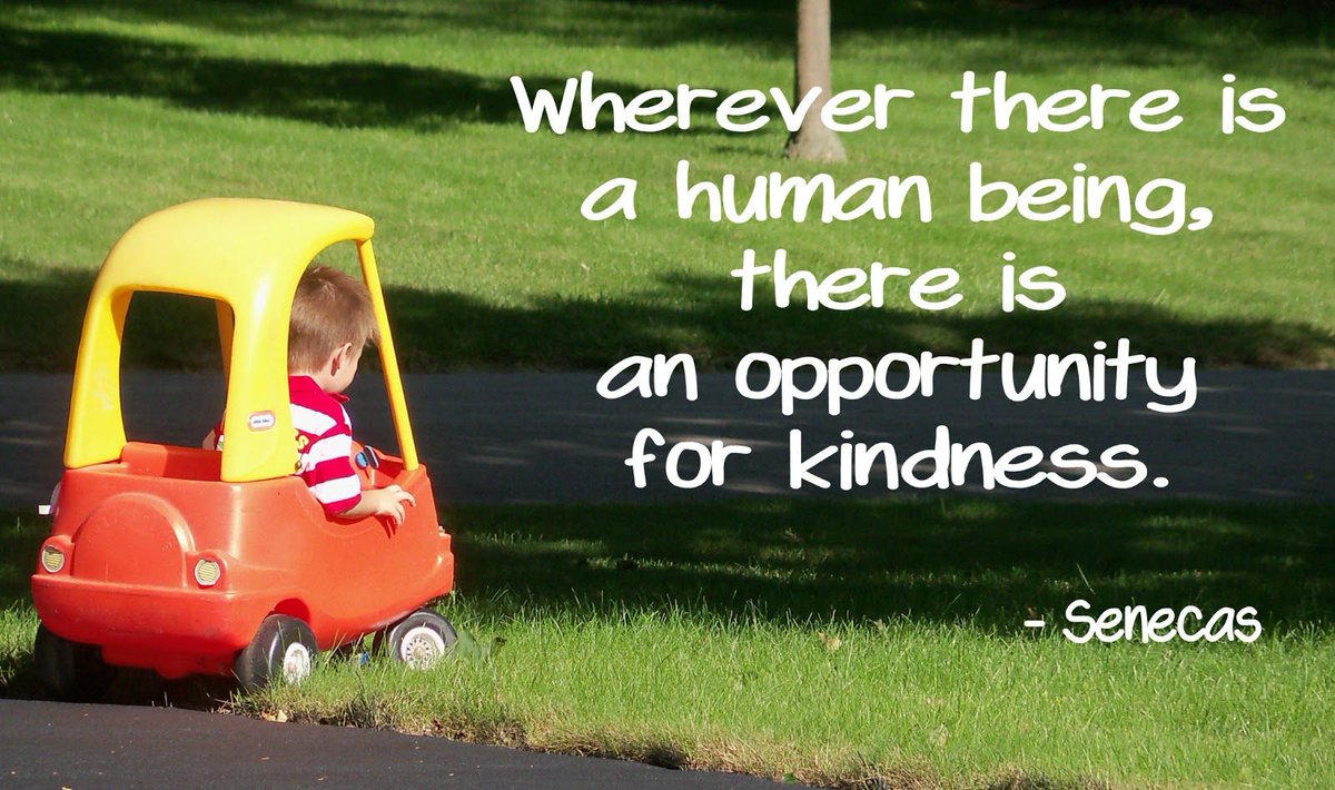 Where there is a human being, there is an opportunity for kindness. #TuesdayMotivation #TuesdayThoughts #JoyTrain #IAM #IAmChoosingLove #Opportunity #Kindness