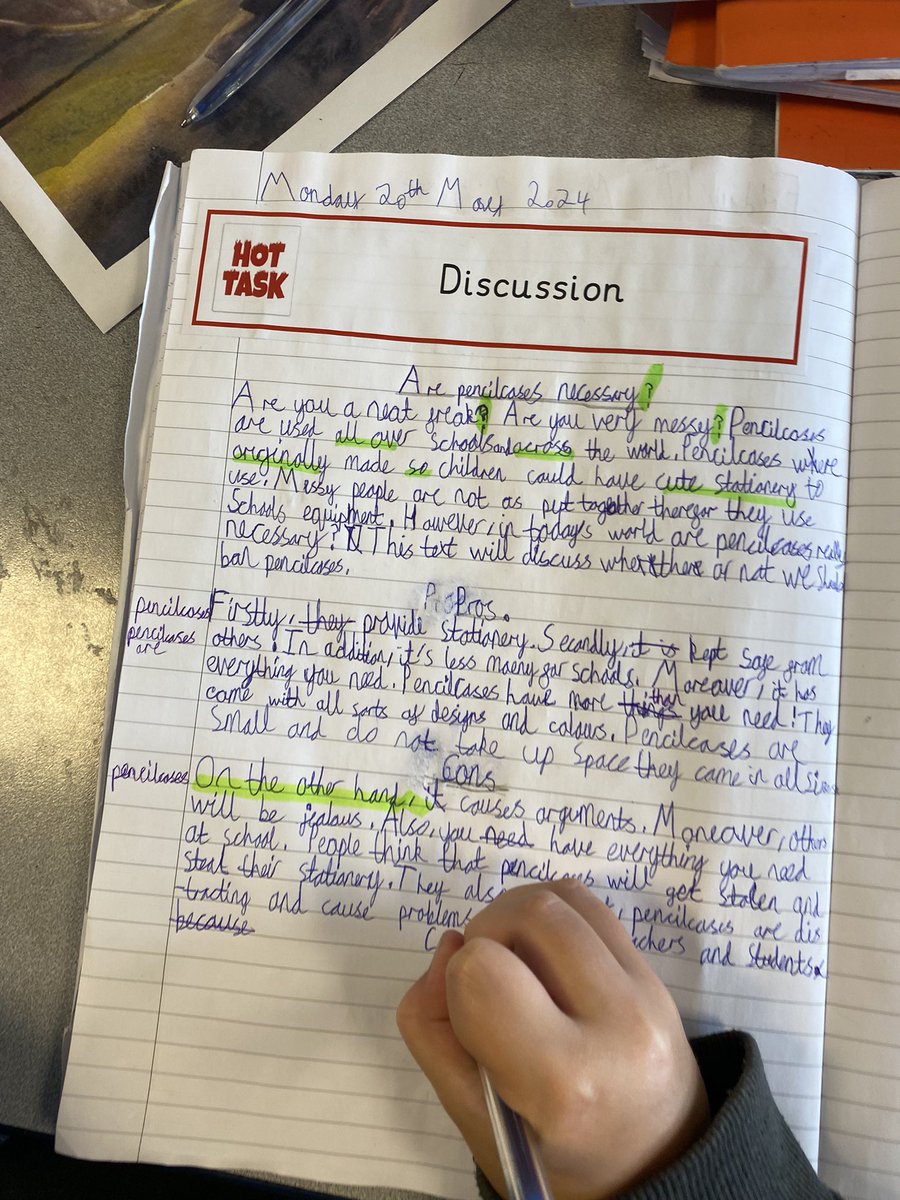 Our discussion texts in @Y4church_prim are coming along so well 😄 Just love how they have used the right language & linked ideas together 🤩 @philipgwebb @PieCorbett @WritingRocks_17 @conradburdekin @TomPercivalsays @tompalmerauthor #authors