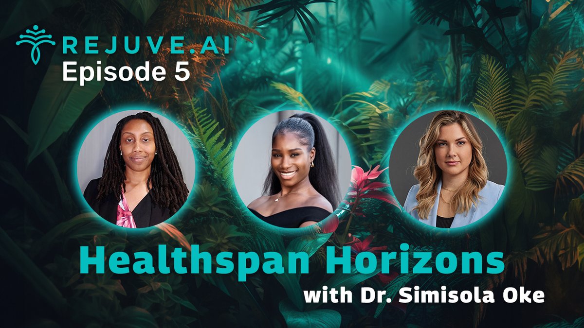 New episode alert! 🚨 Join us on #HealthspanHorizons as we chat with Dr. Simisola Oke from @glycanage about the power of glycan biomarkers. 🌿✨ 🎥 Watch here: youtu.be/tQMBj6Nm3To Get 10% off GlycanAge kits with code REJUVE10: glycanage.com/price-and-plan…