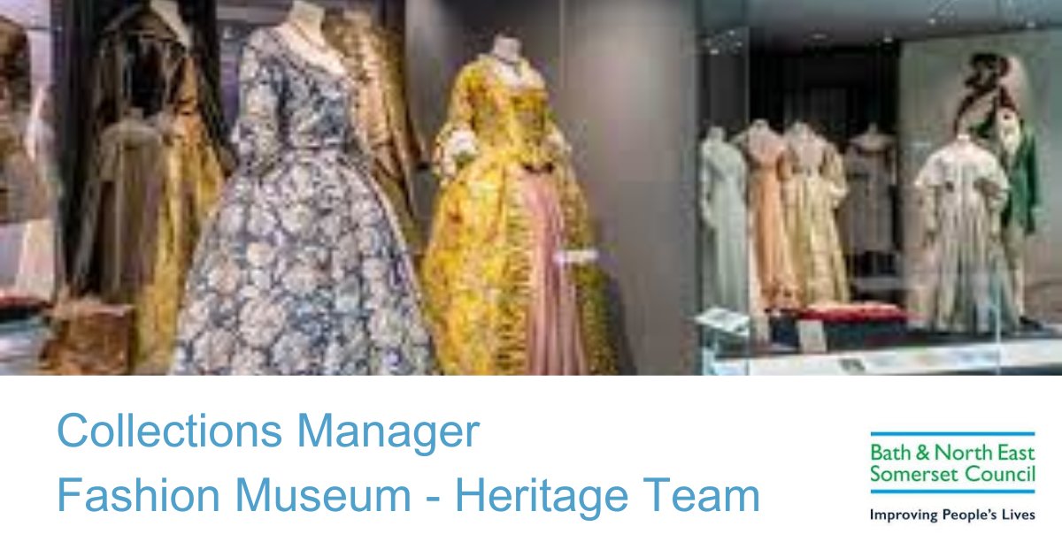 This is an exciting opportunity to join the Fashion Museum within Heritage Services on a fixed term contract due to maternity leave. For more details go to ow.ly/jvYc50RE6Fq #Fashionjobs #Museumjobs #Heritage #Heritagejobs #Bath #Bathjobs